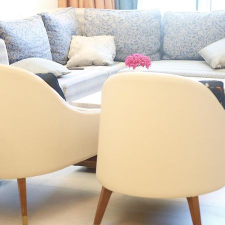Waterfront Hotel Apartment Lusail المظهر الخارجي الصورة The interior of a suite at the hotel